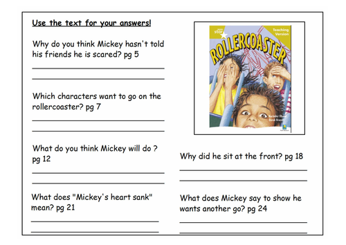 rigby guided reading lesson plans