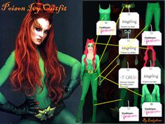 poison ivy eye mask tracing guide