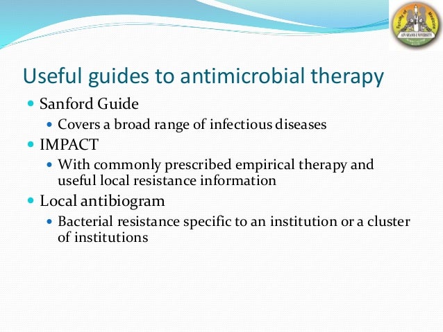 sanford guide to antimicrobial therapy 2016 pdf