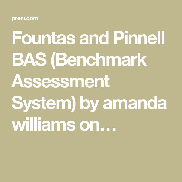 fountas and pinnell guided reading assessment