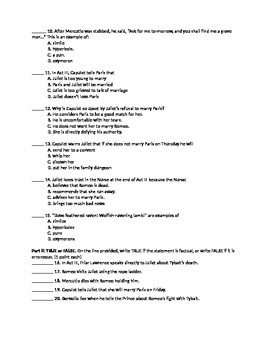 romeo and juliet study guide questions and answers act 2