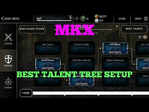 mortal kombat x talent tree guide