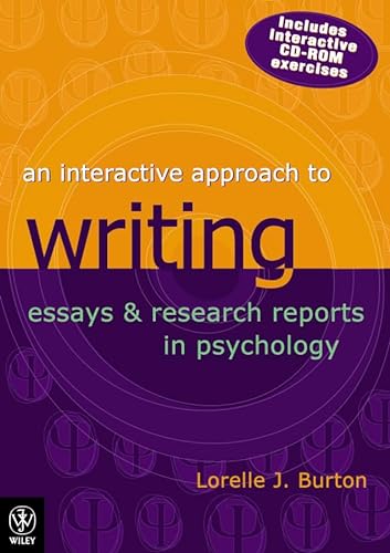 interactive guide to writing essays and research reports in psychology