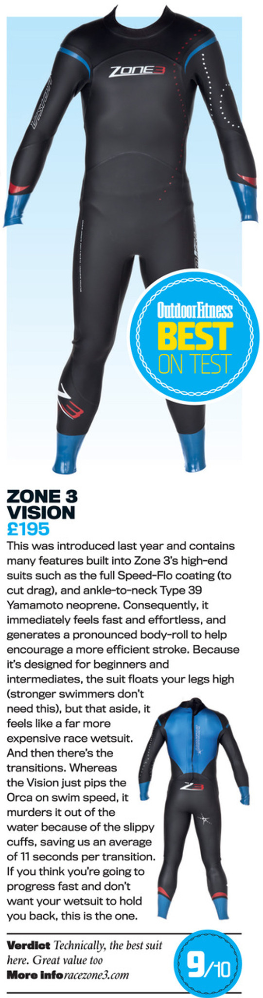 zone 3 wetsuit size guide